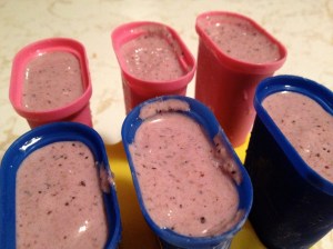 Into the molds they go.