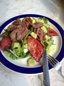 Steak salad