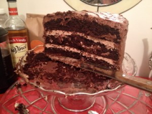 Chocolate Kahlua Cake