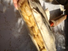 Oh yes...and I decided to whip up a little apple cobbler too!