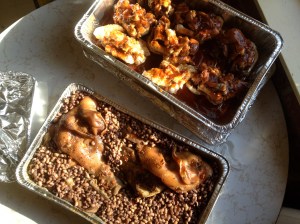 ...oh yes...and BBQ pig feet.